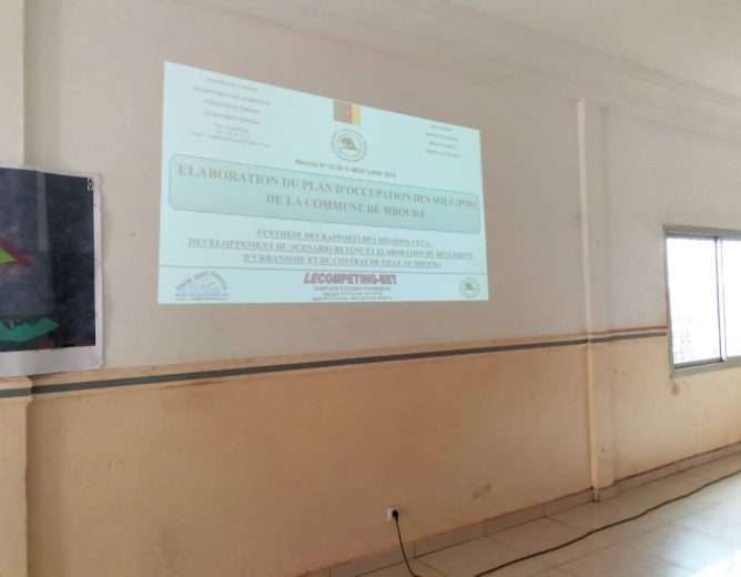 Occupation des sols de la Commune de Mbouda